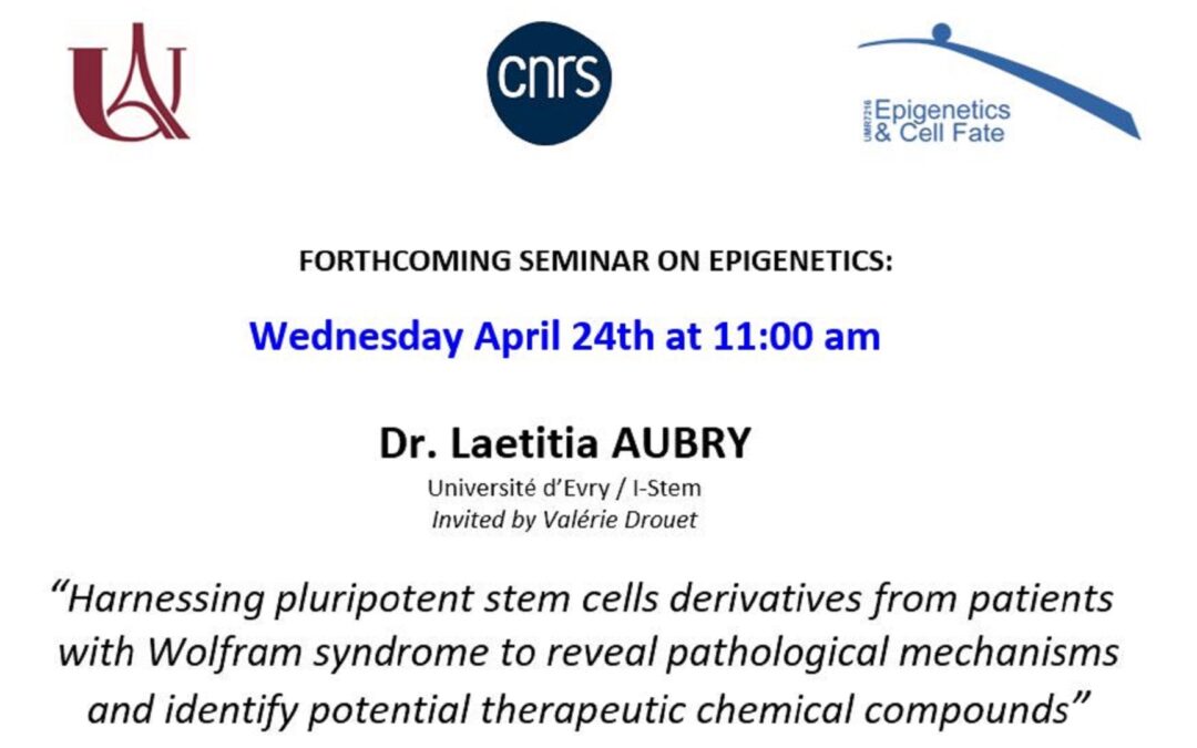 Laetitia Aubry seminar – April 24, 2024