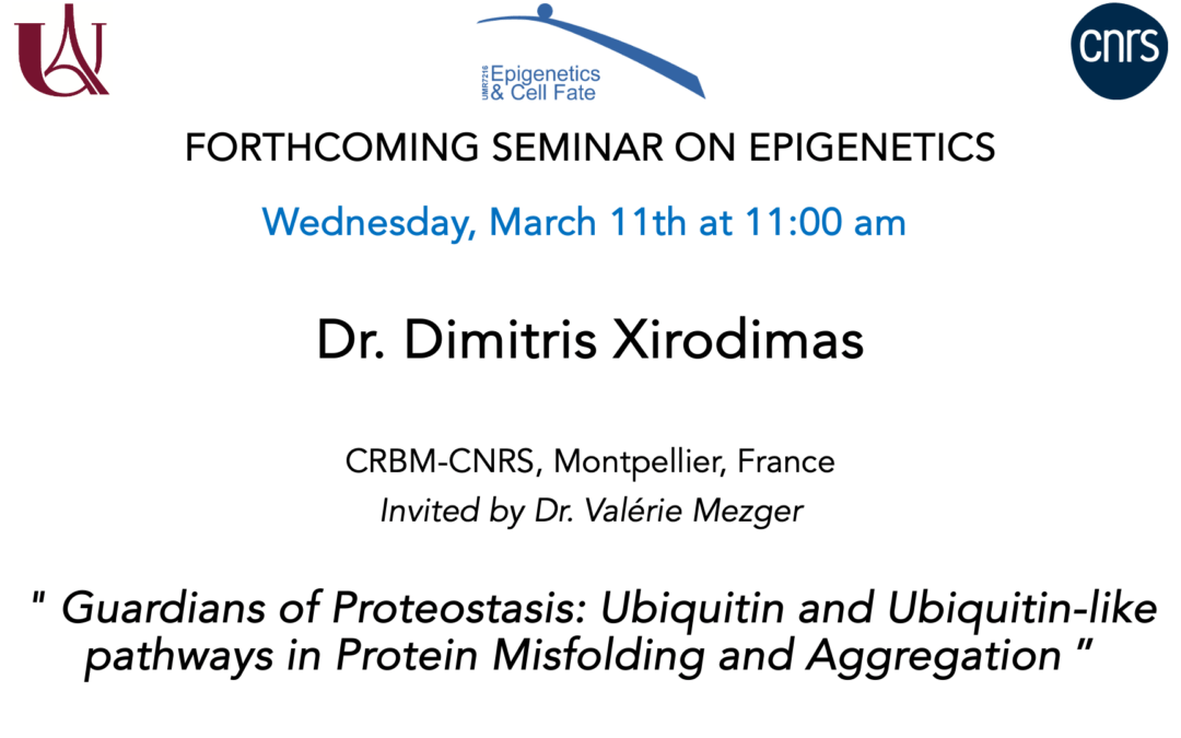 Dimitris Xirodimas Seminar – March 11, 2026
